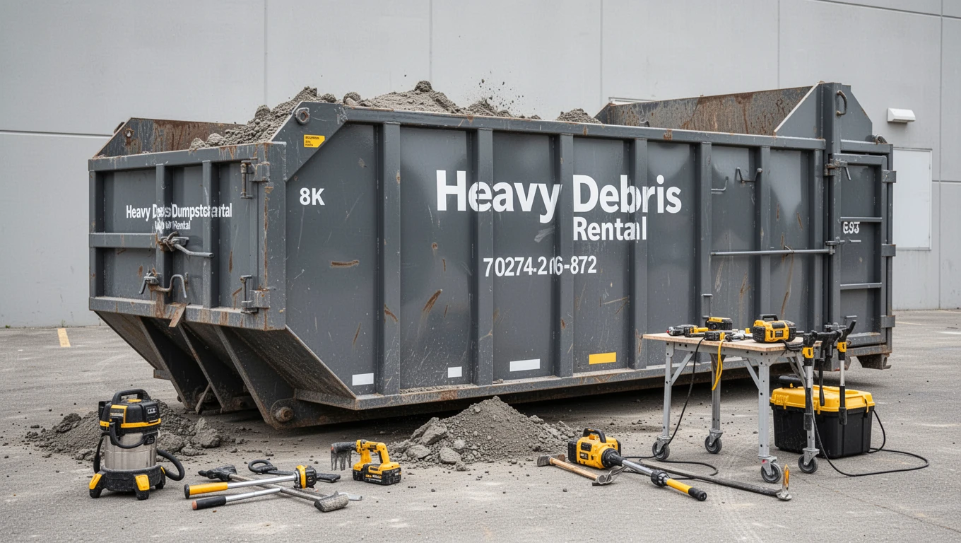 Heavy Debris Dumpster Rental
